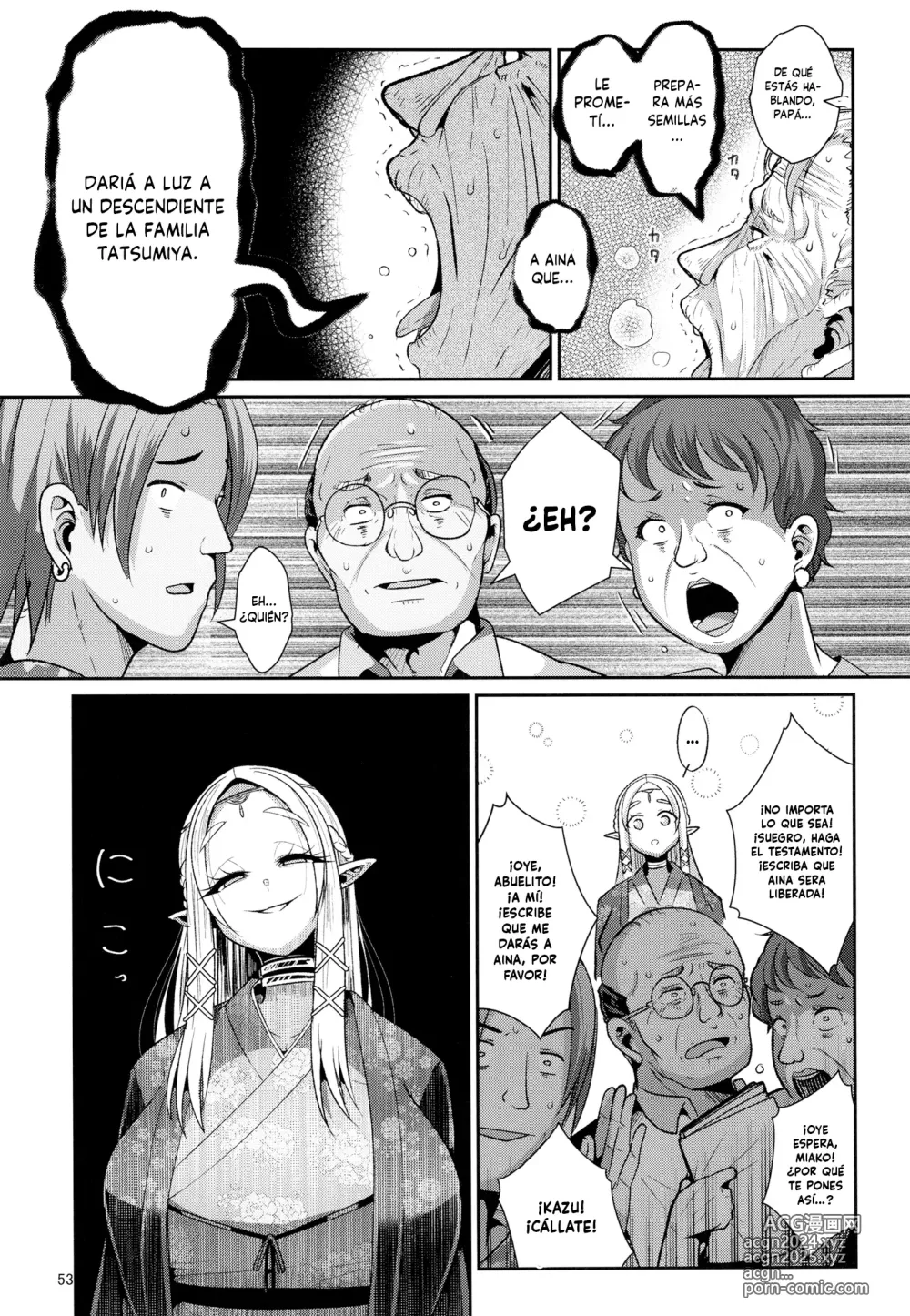 Page 55 of doujinshi H Seidorei Elf no Souzoku Mondai ni Tsuite ~ Rinjuu-hen