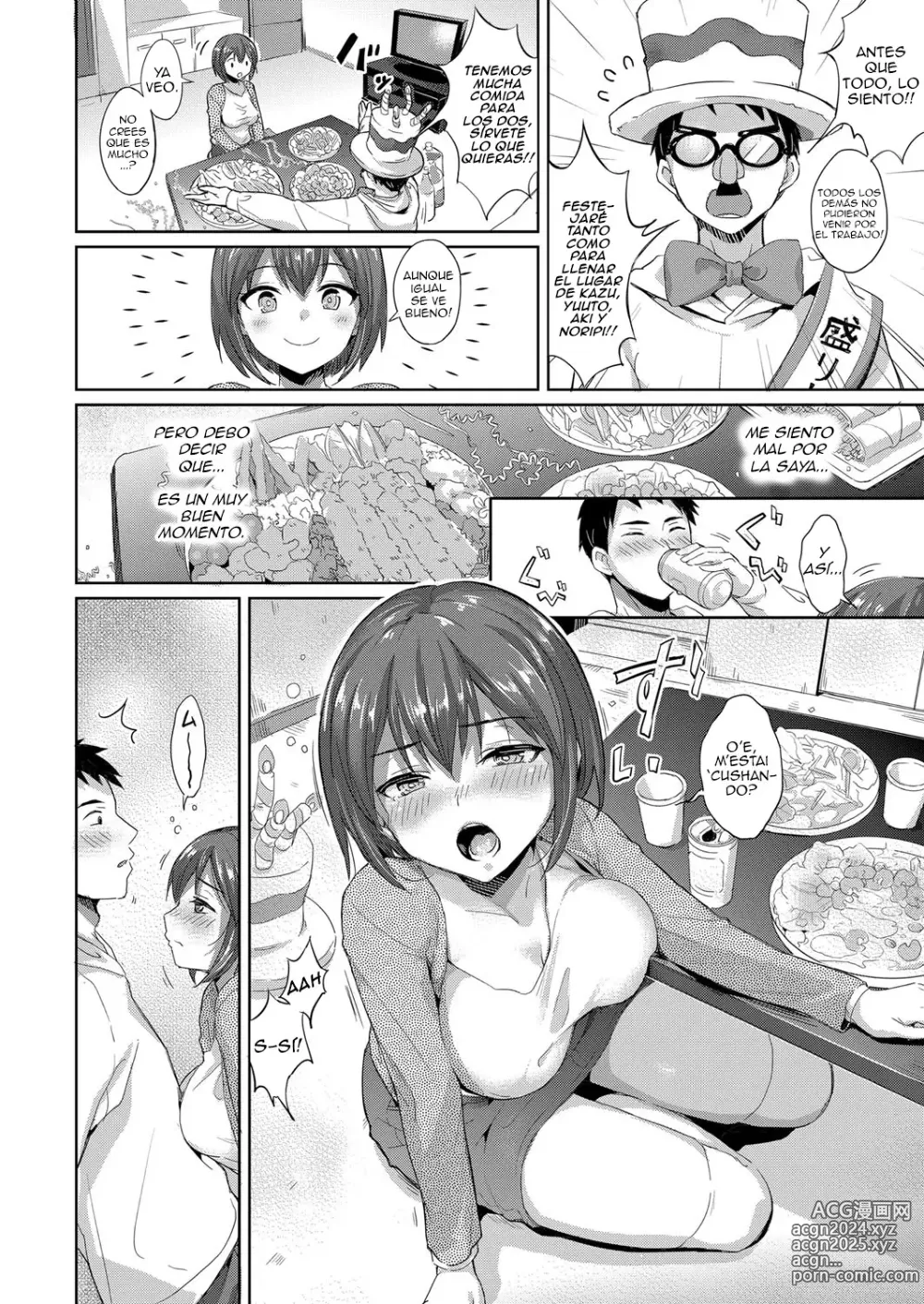 Page 2 of manga HA PI BA!