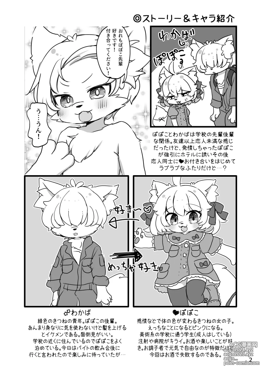 Page 4 of doujinshi Popoko Yoidorechuu Wakarase Ecchi Hen