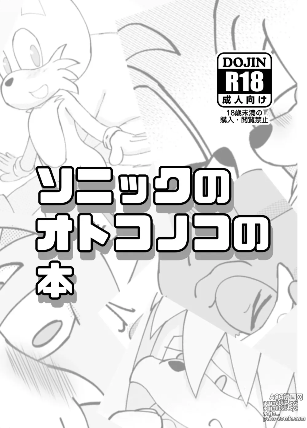 Page 1 of doujinshi Sonic no Otokonoko no Hon