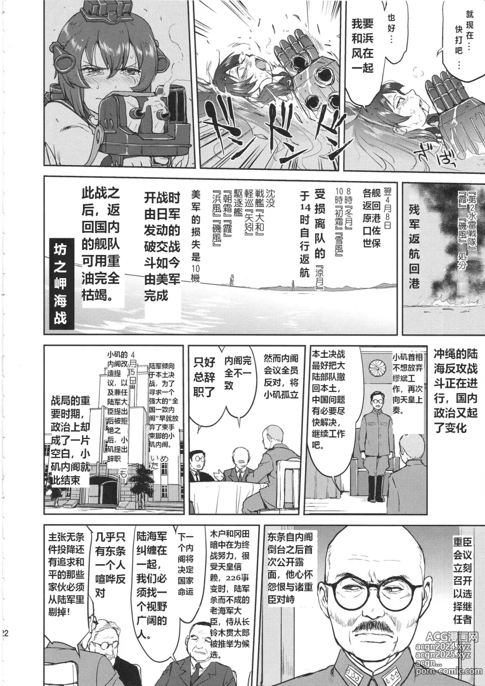 Page 21 of doujinshi 提督的决断 舰娘最长 的一天