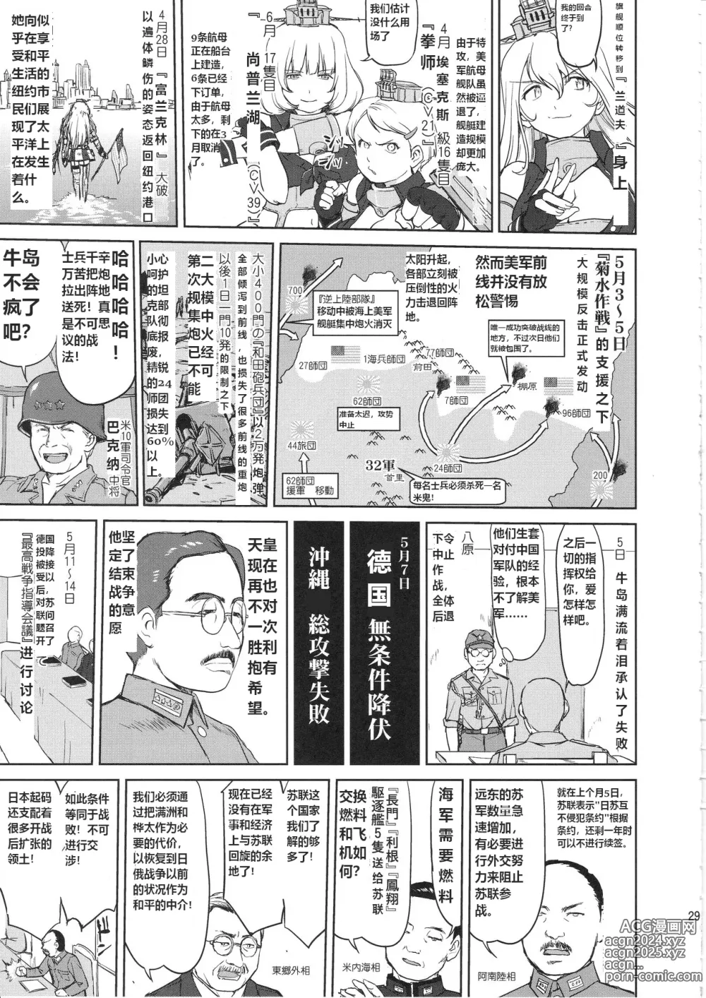 Page 28 of doujinshi 提督的决断 舰娘最长 的一天