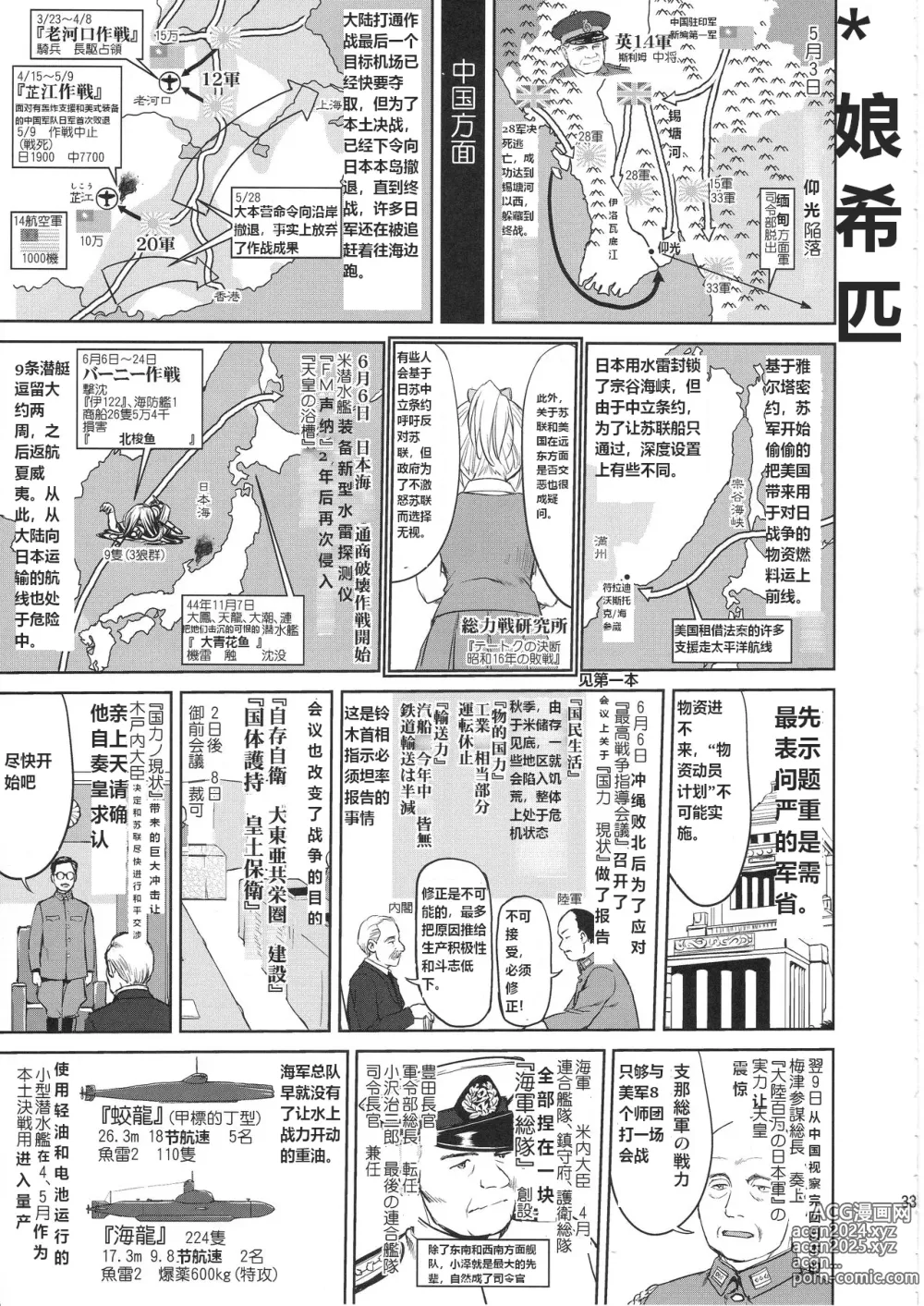 Page 32 of doujinshi 提督的决断 舰娘最长 的一天