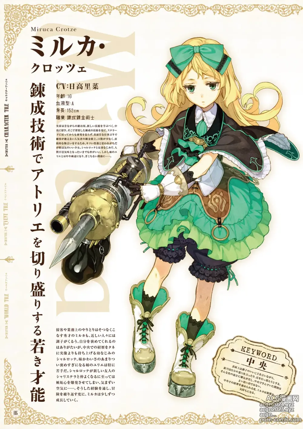 Page 18 of imageset Atelier Shallie: Alchemists of the Dusk Sea Official Visual Book