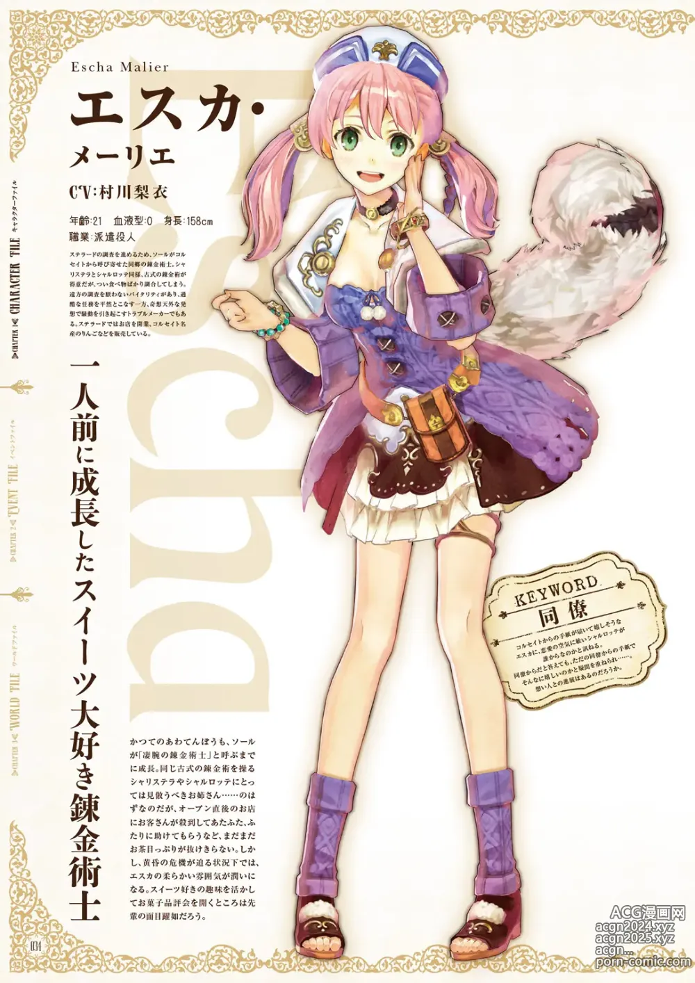 Page 36 of imageset Atelier Shallie: Alchemists of the Dusk Sea Official Visual Book