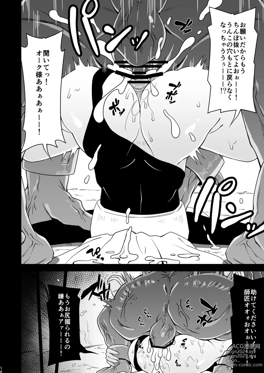 Page 14 of doujinshi Anal de Makechau Otokonoko