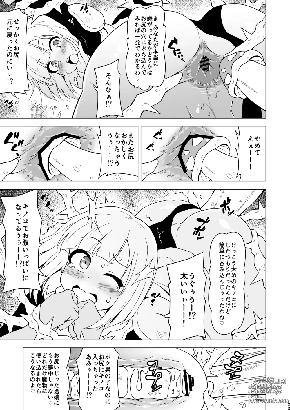 Page 23 of doujinshi Anal de Makechau Otokonoko