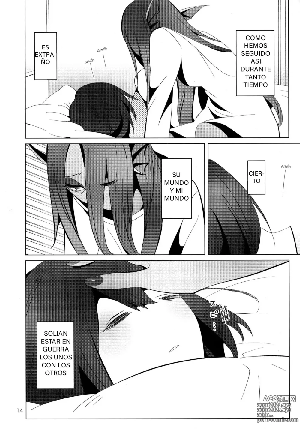 Page 14 of doujinshi Lheure bleue