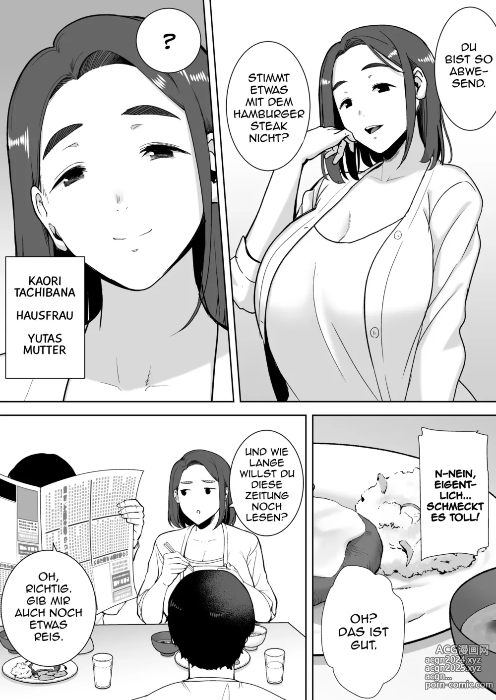 Page 4 of manga My Mom, My Love. Chapter 1