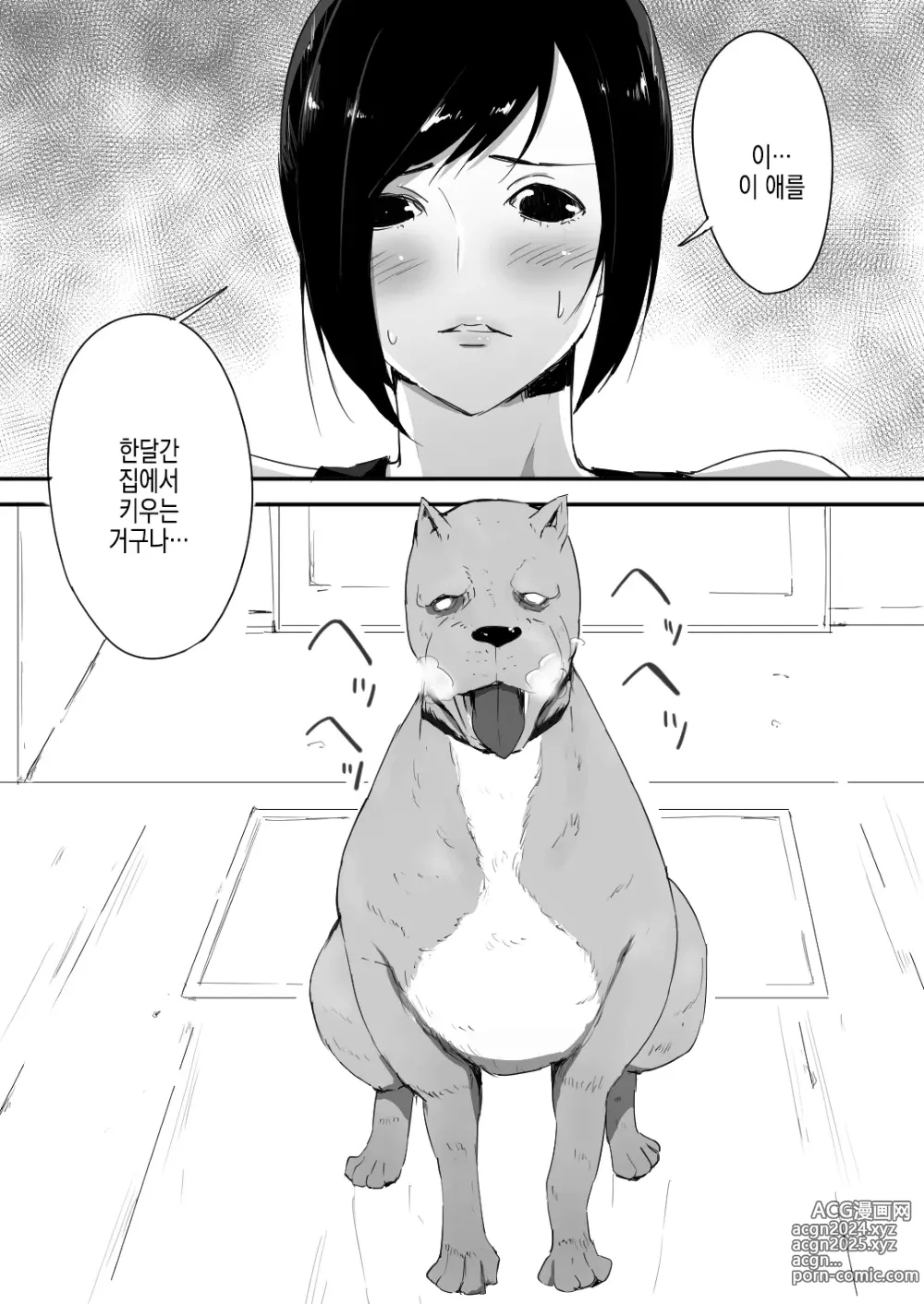 Page 4 of doujinshi Wagaya ni Inu ga Yattekita