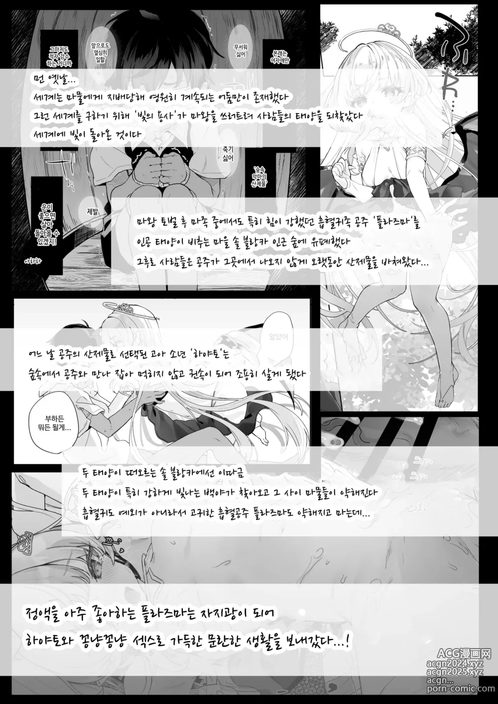 Page 2 of doujinshi 흡혈야교 2 변태 슬라임에게 질 수는 없어!