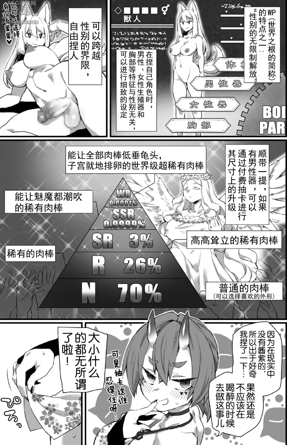 Page 7 of doujinshi WORLD PENISING ~Futanari Rea Chinpo de Musou Suru~