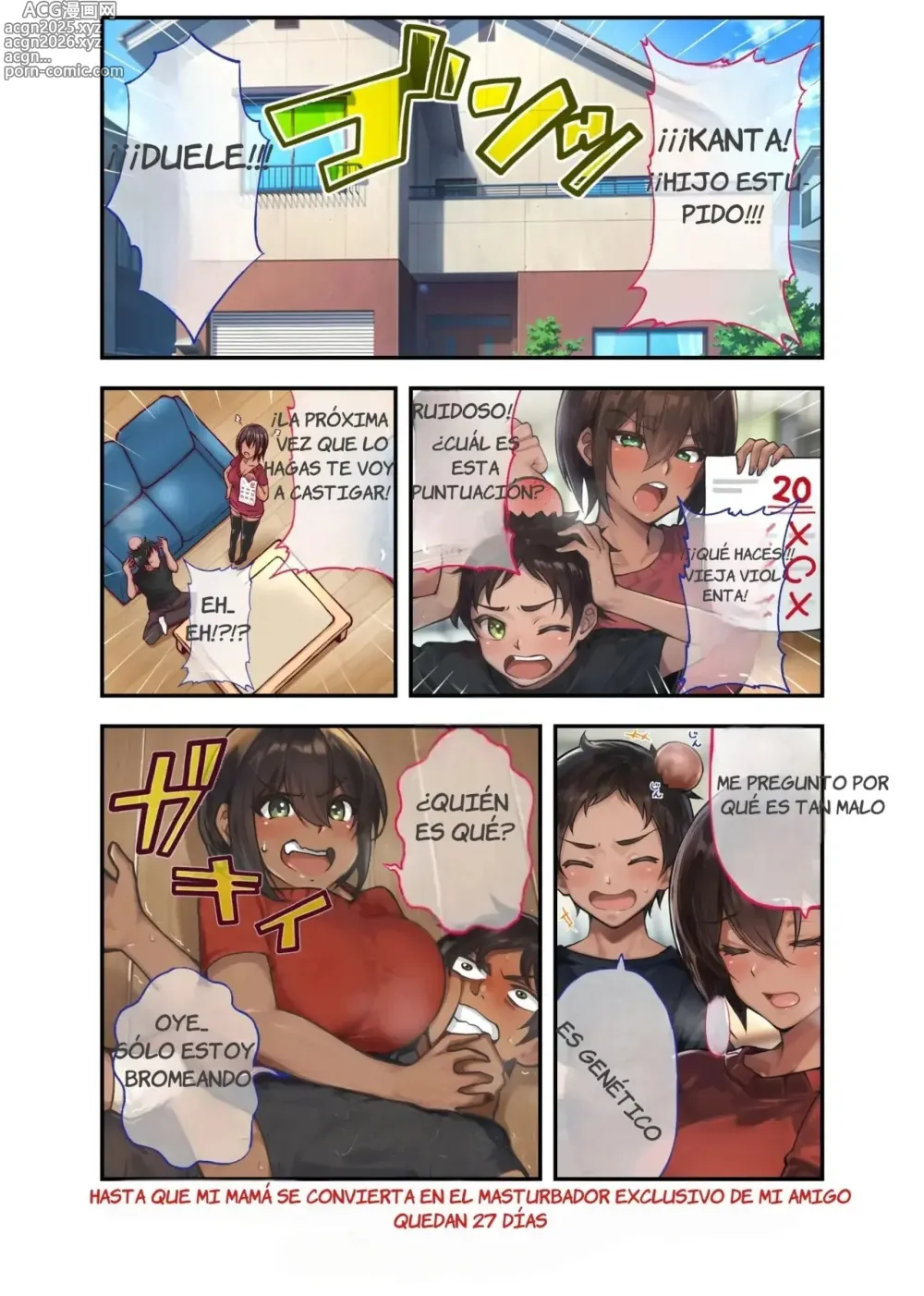 Page 3 of doujinshi Día 28, Mi Madre se Convertirá Masturbador Personal de mi Amigo