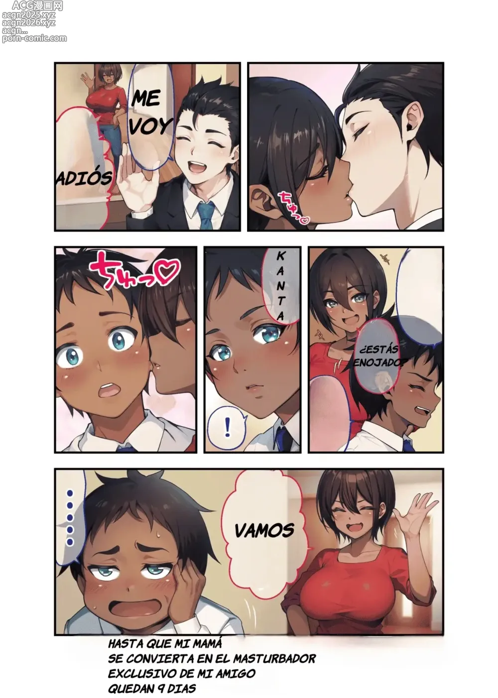 Page 21 of doujinshi Día 28, Mi Madre se Convertirá Masturbador Personal de mi Amigo