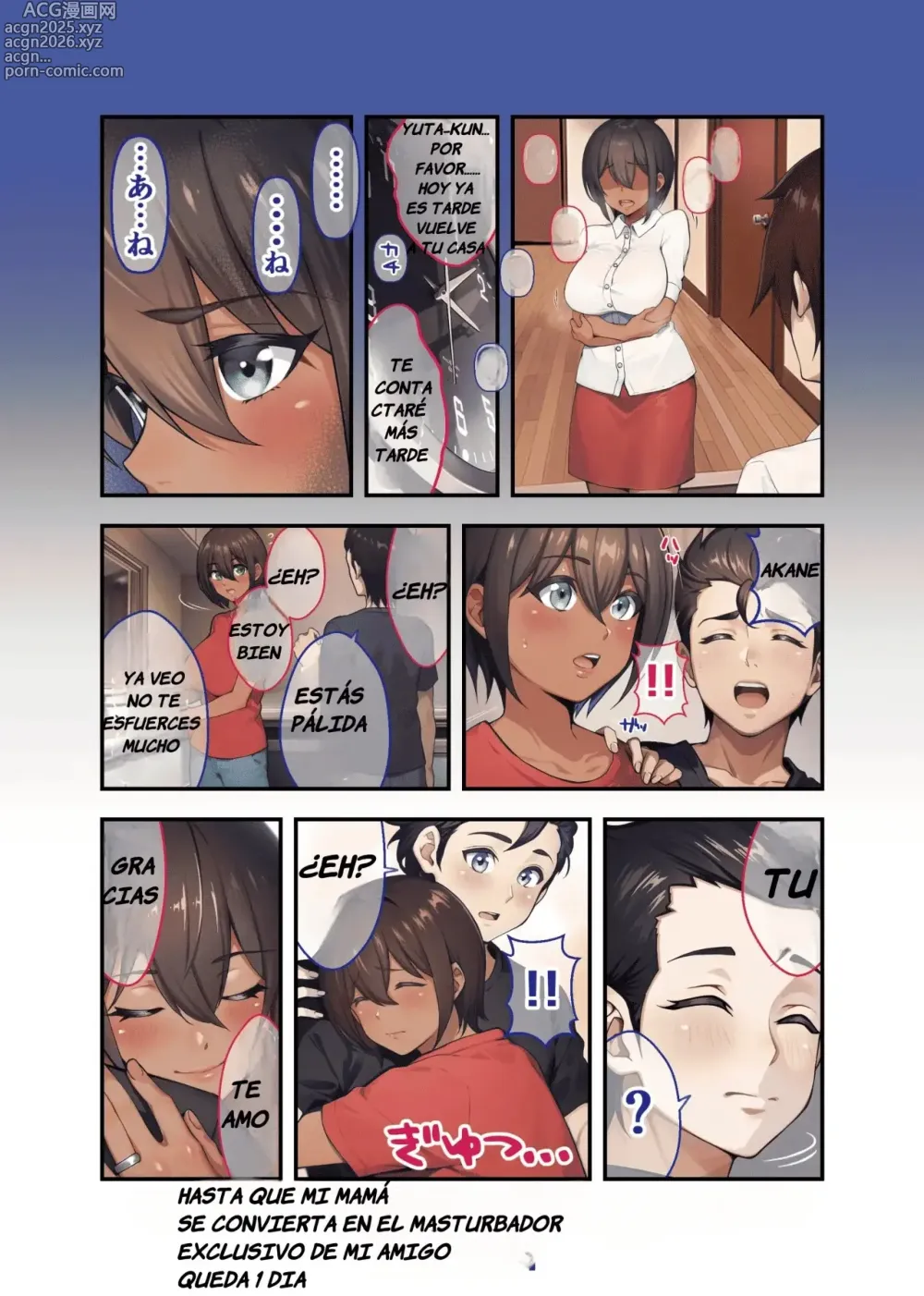 Page 31 of doujinshi Día 28, Mi Madre se Convertirá Masturbador Personal de mi Amigo