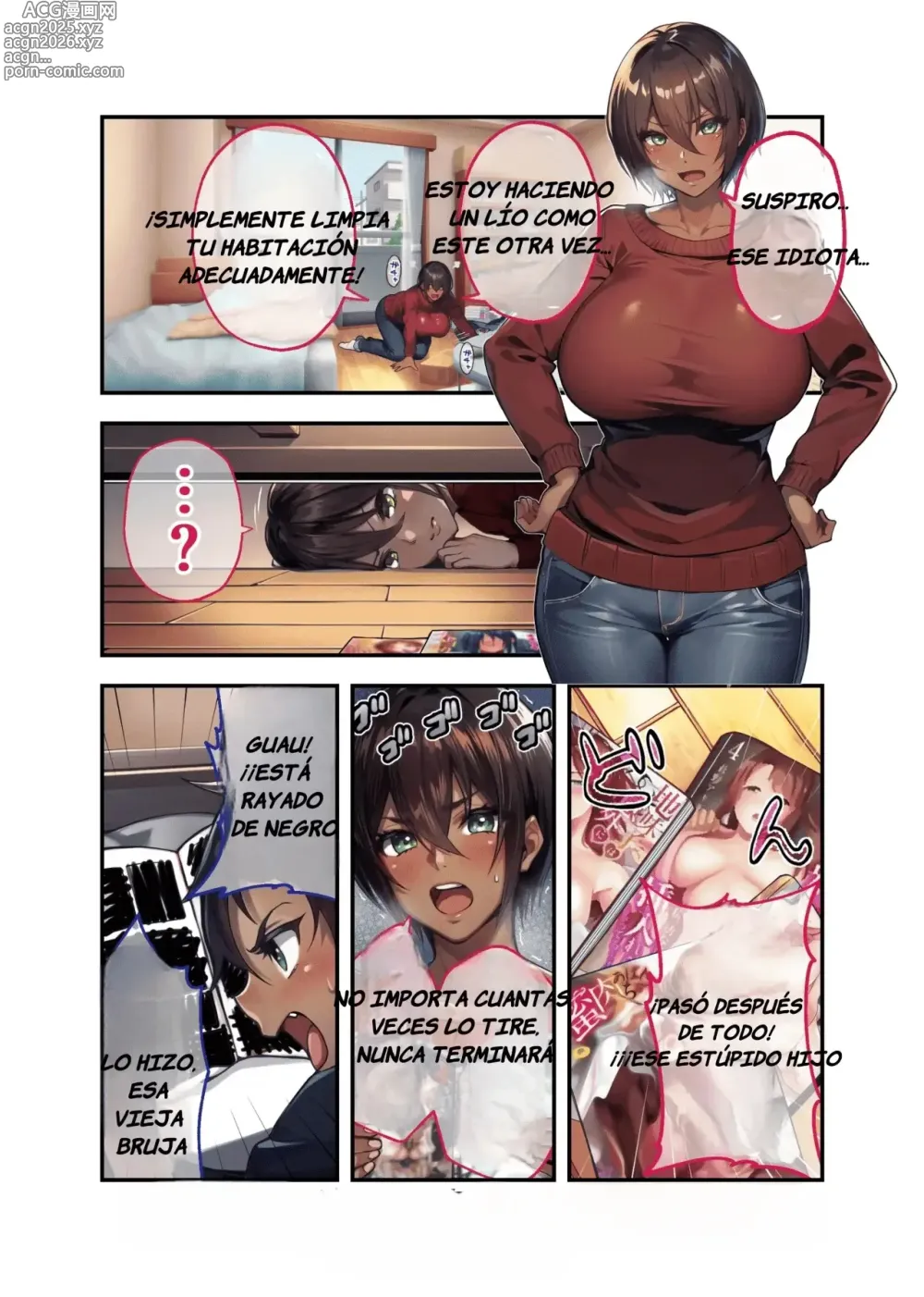 Page 5 of doujinshi Día 28, Mi Madre se Convertirá Masturbador Personal de mi Amigo