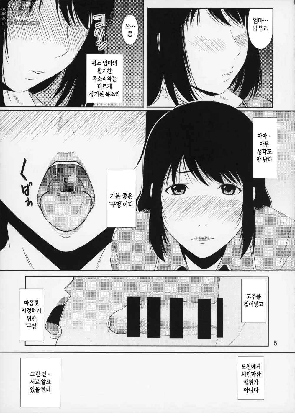 Page 5 of doujinshi 모혈을 파다 14