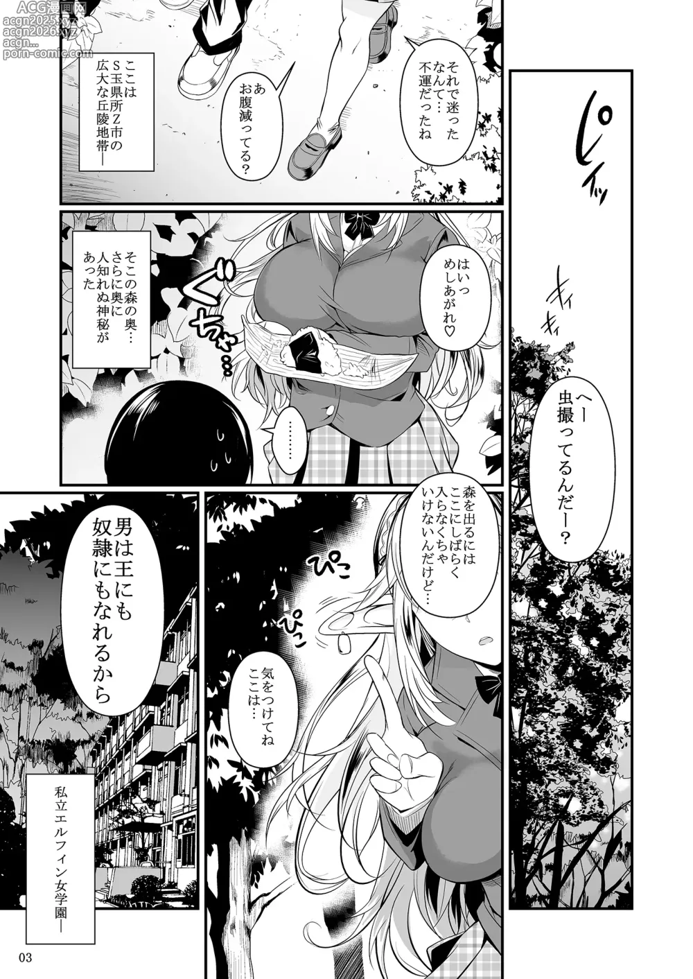 Page 4 of doujinshi High Elf x High School