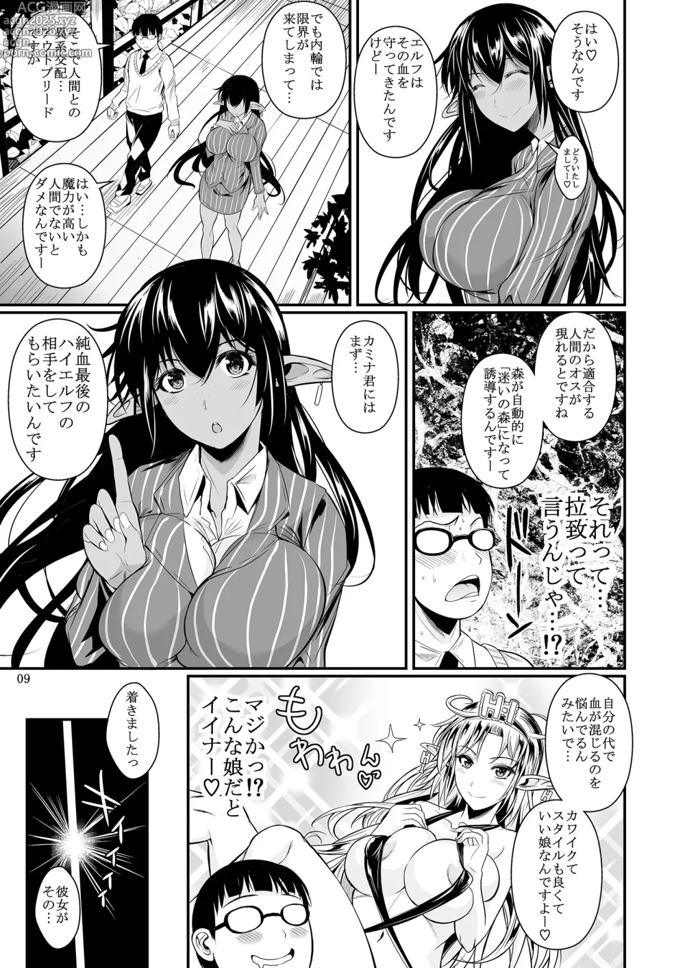 Page 10 of doujinshi High Elf x High School