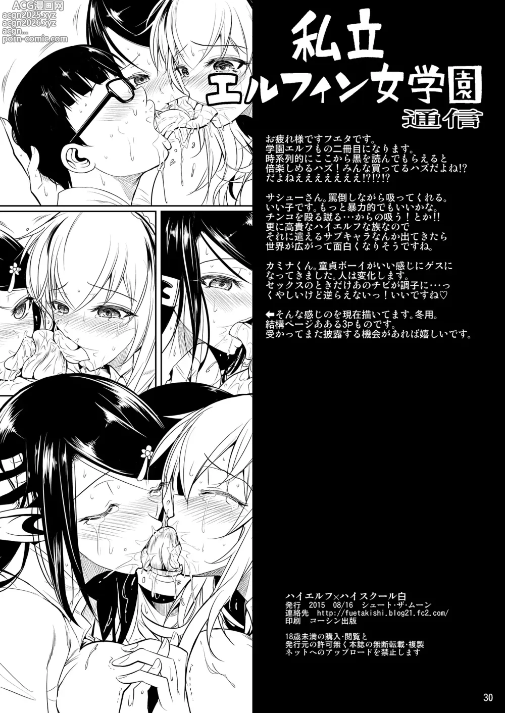 Page 31 of doujinshi High Elf × High School Shiro