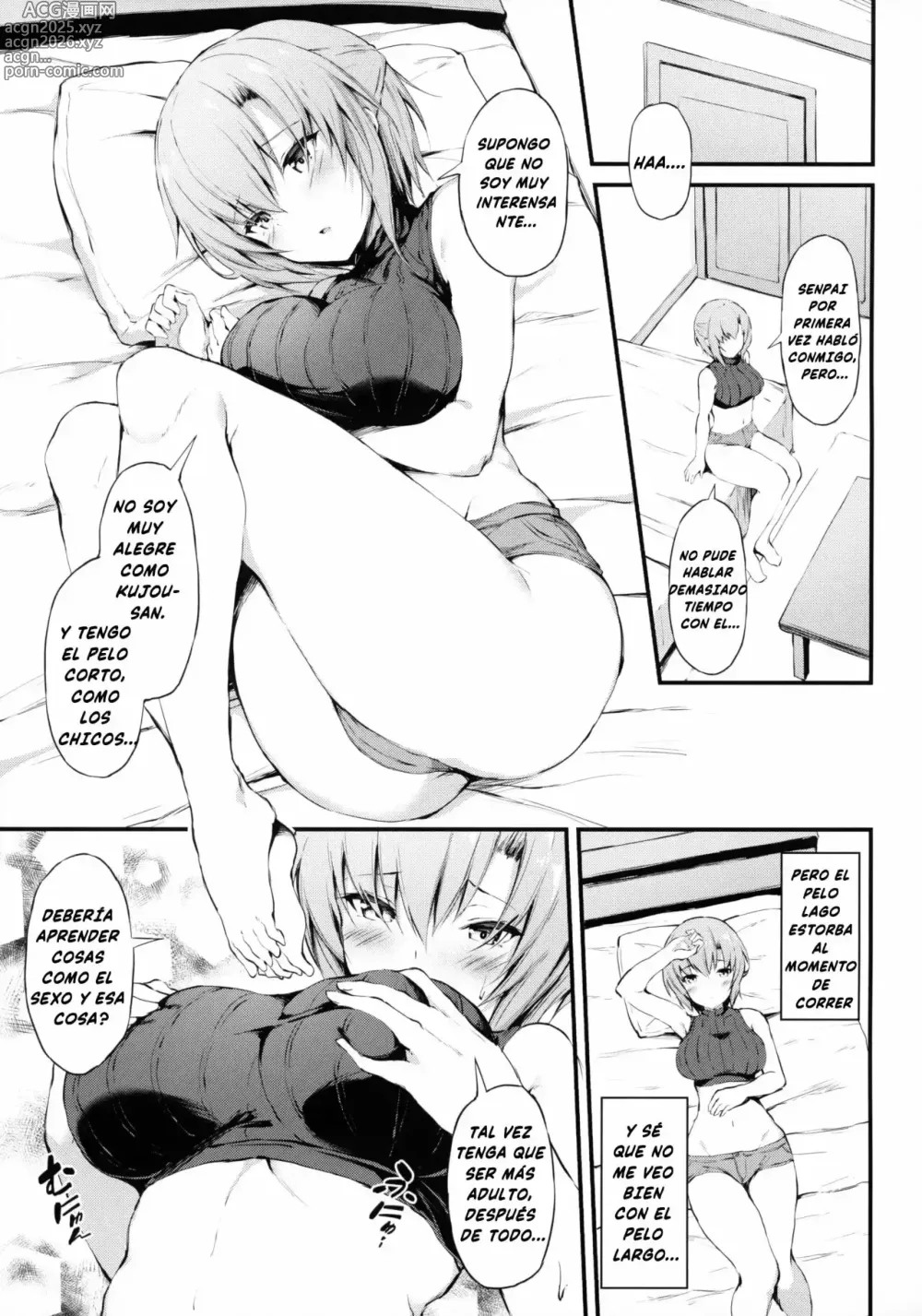 Page 4 of doujinshi Kanojo ga Boyish ni Nayamu Riyuu -Kyonyuu Shoujo to Choiwaru Oji-san no Kankei-