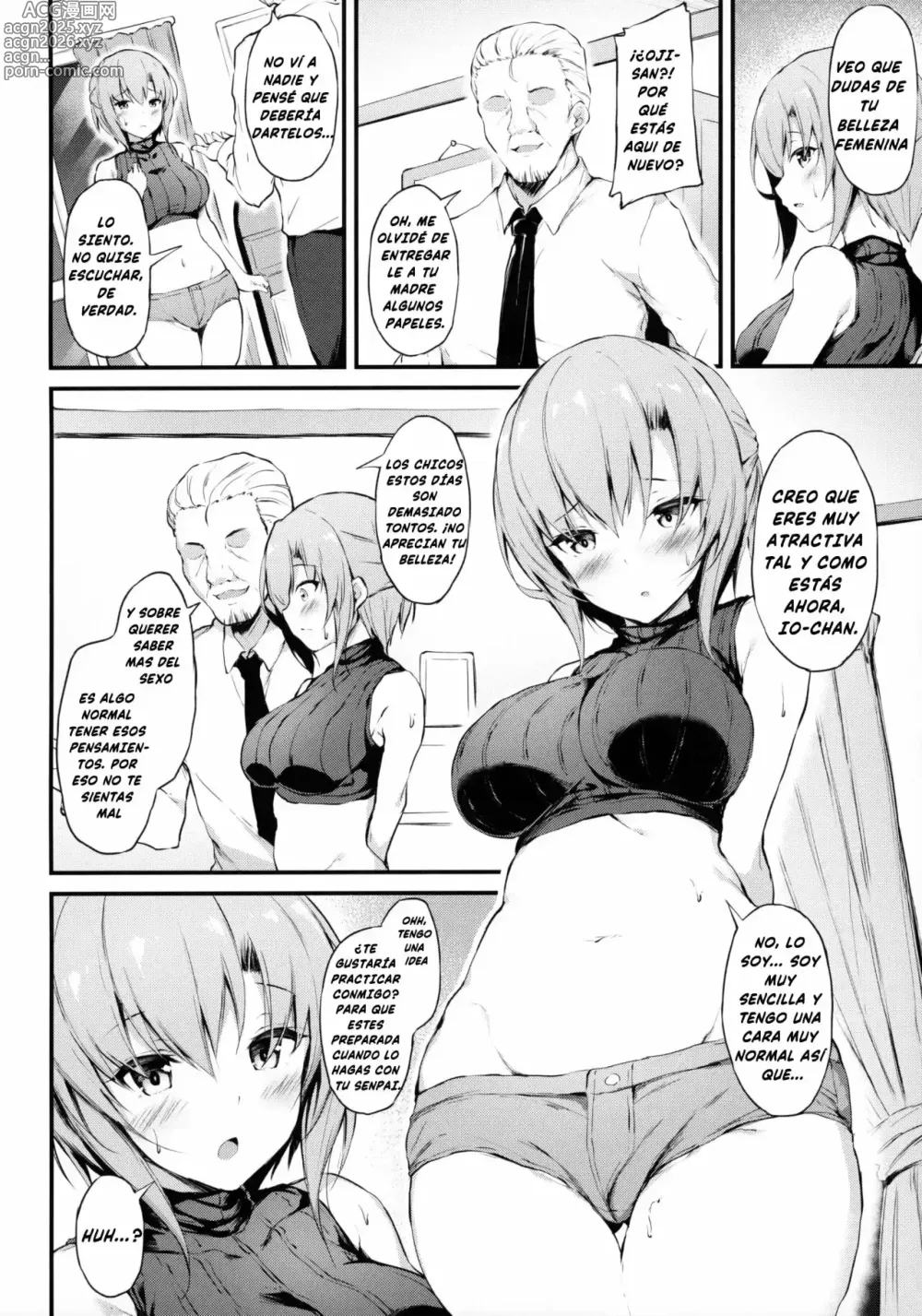 Page 5 of doujinshi Kanojo ga Boyish ni Nayamu Riyuu -Kyonyuu Shoujo to Choiwaru Oji-san no Kankei-