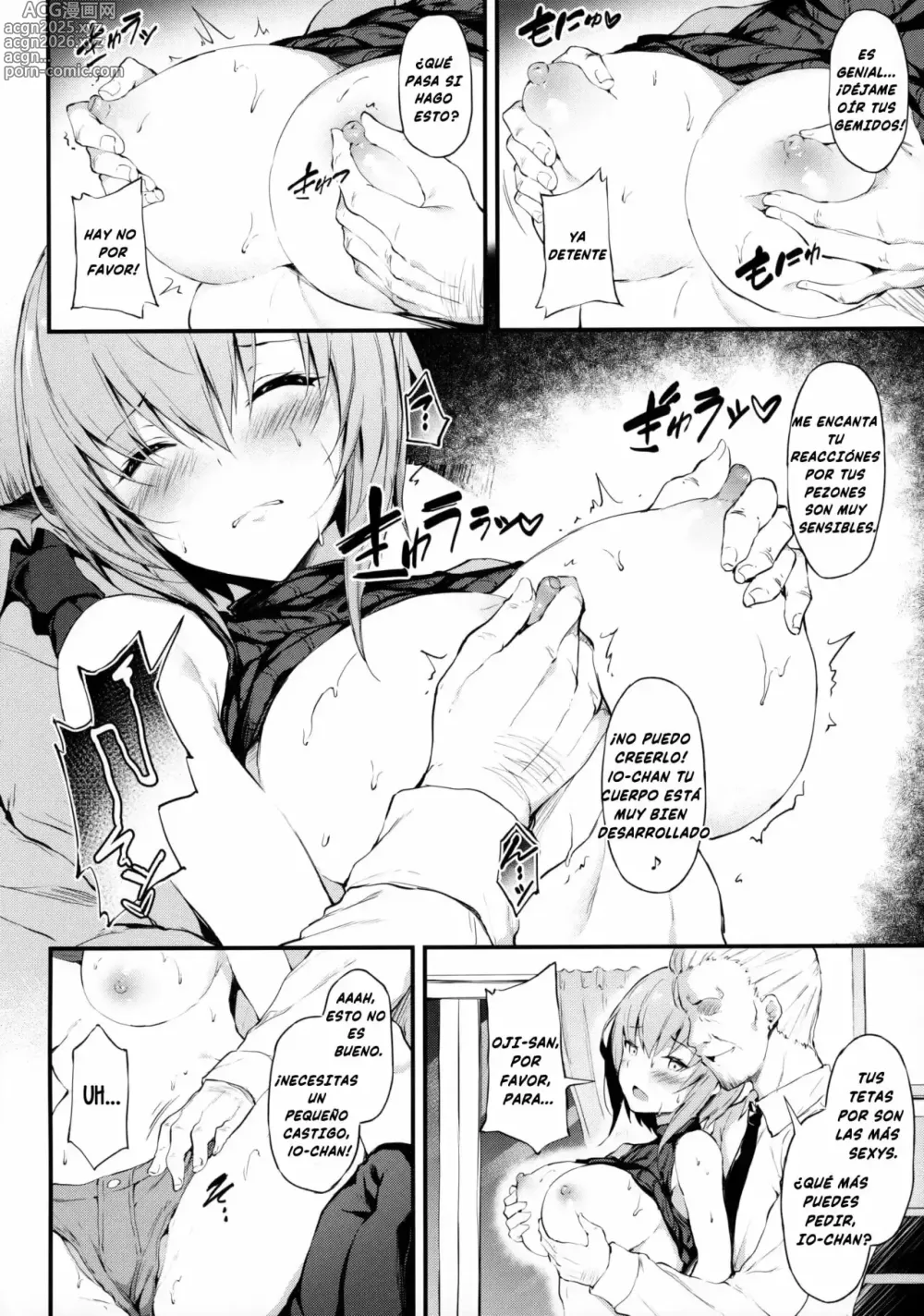 Page 9 of doujinshi Kanojo ga Boyish ni Nayamu Riyuu -Kyonyuu Shoujo to Choiwaru Oji-san no Kankei-