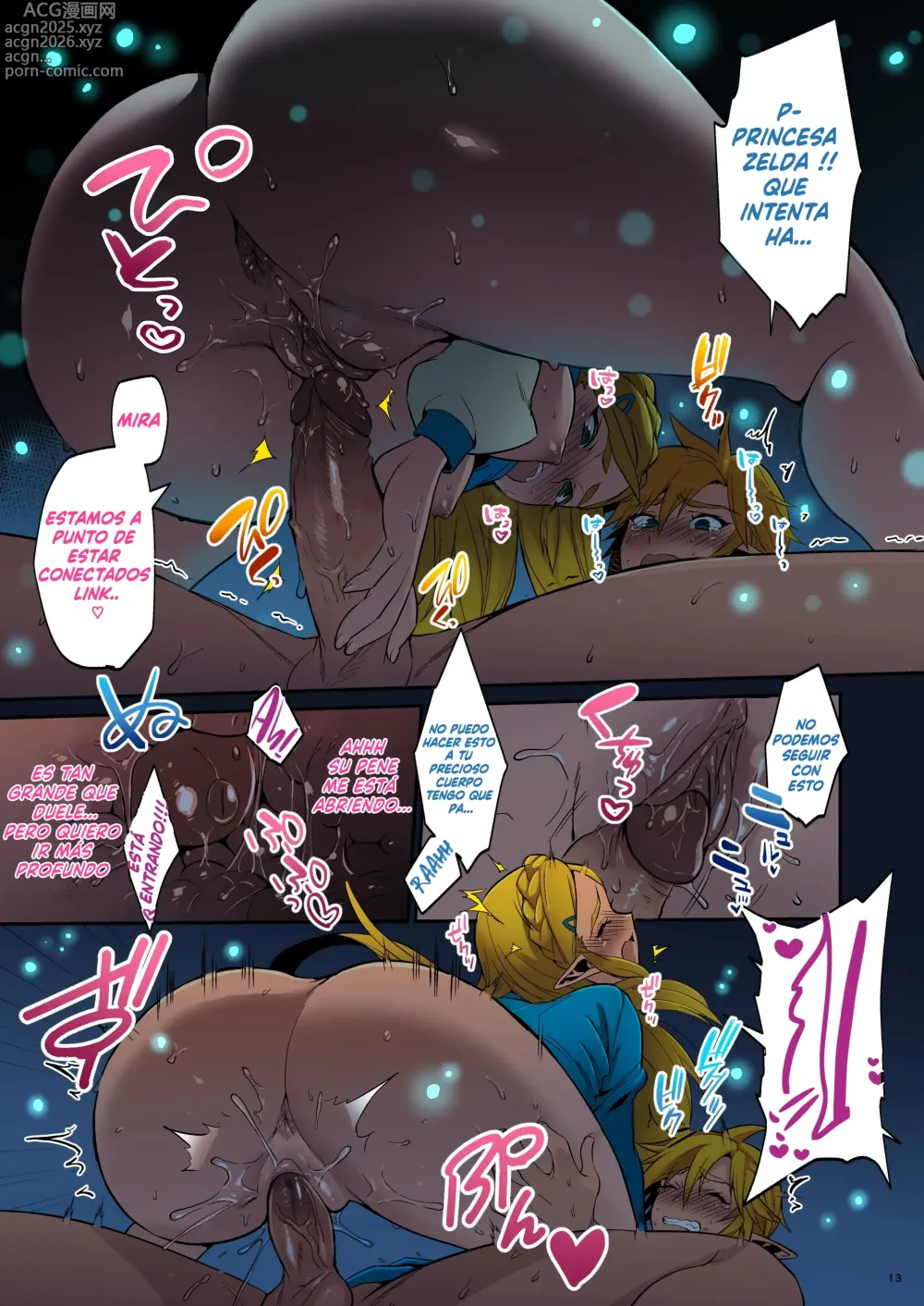 Page 12 of doujinshi ¡Tomando Pasos para Asegurar a Hyrule's con Prosperidad Colorized! (decensored)