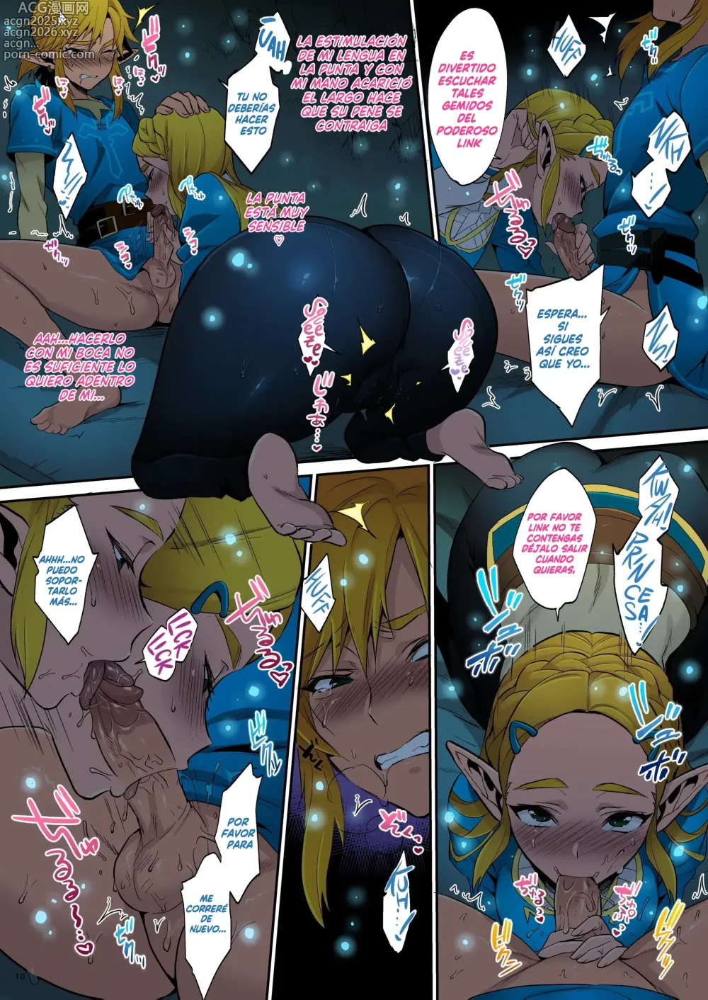 Page 9 of doujinshi ¡Tomando Pasos para Asegurar a Hyrule's con Prosperidad Colorized! (decensored)