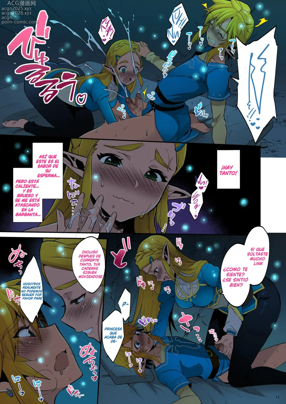 Page 10 of doujinshi ¡Tomando Pasos para Asegurar a Hyrule's con Prosperidad Colorized! (decensored)