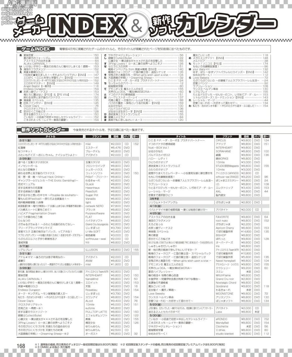 Page 160 of manga DENGEKI HIME 2014-04