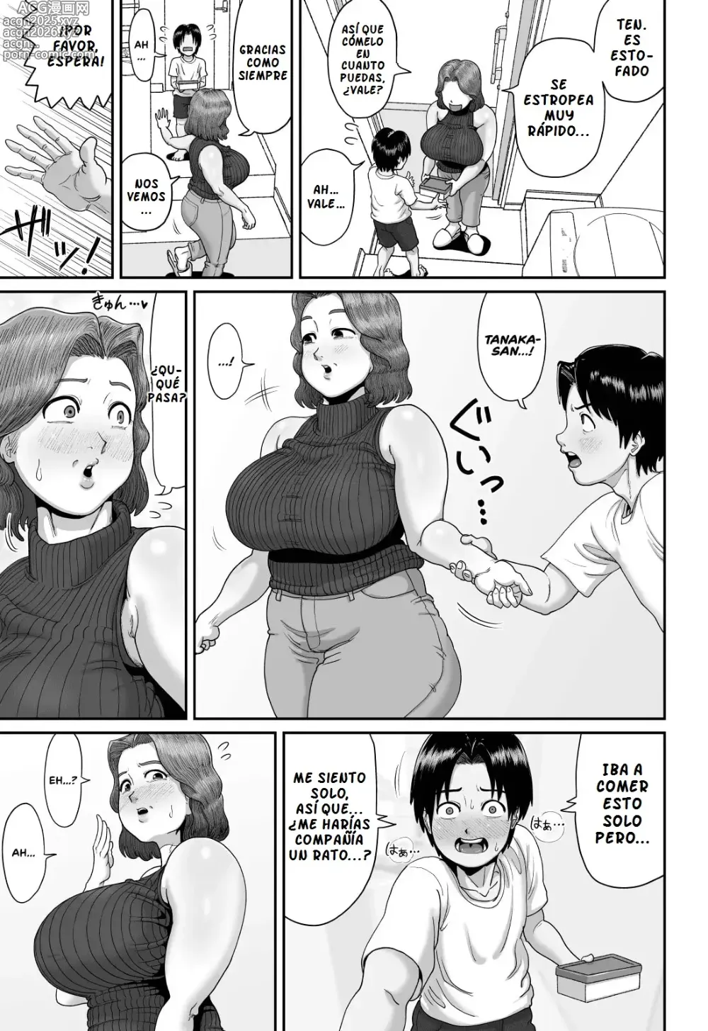 Page 10 of doujinshi Bakunyuu Hitozuma Jukujo no Ecchi na Osusowake