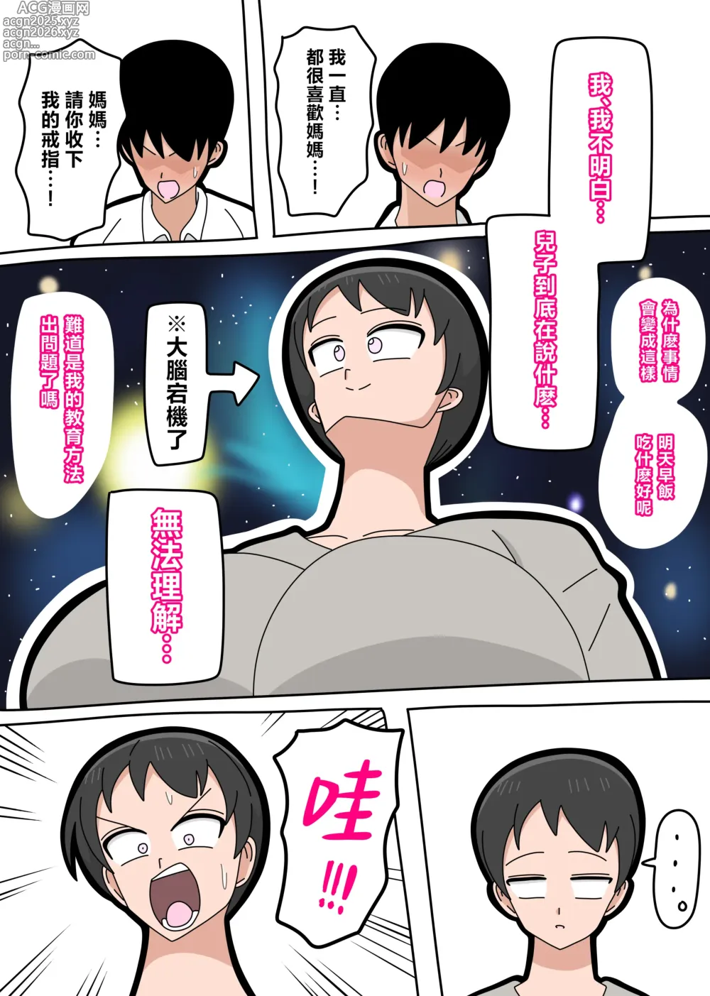 Page 8 of doujinshi 可以和兒子結婚嗎？