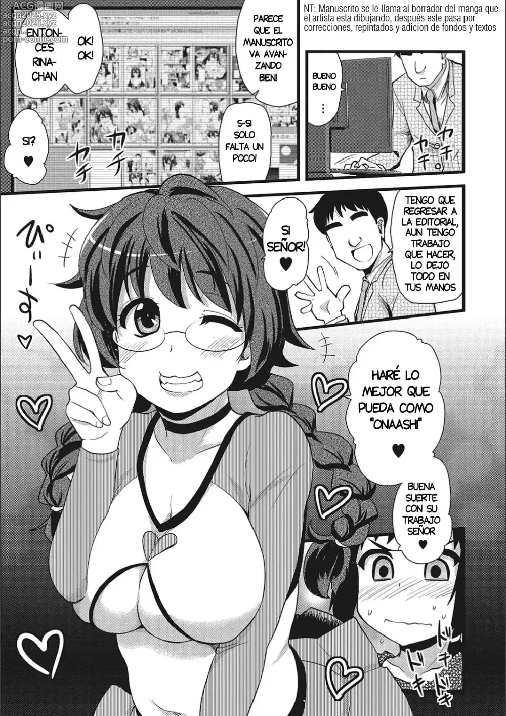 Page 8 of manga ONA-ASSI! ~Ero Manga Ka no Onanie wo Tetsudau Shigoto~