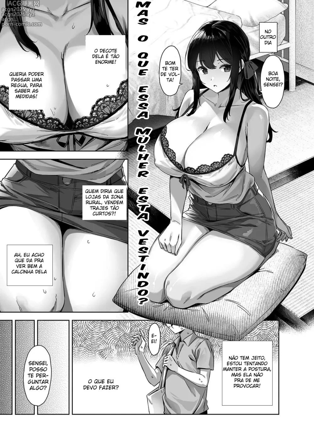 Page 10 of doujinshi Natsu to Inaka to Yuuwaku shite kuru Dekkai Oshiego