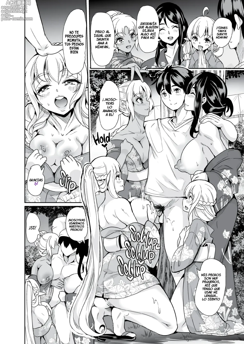 Page 124 of manga Slutty Elf Sisters Seeking a Husband