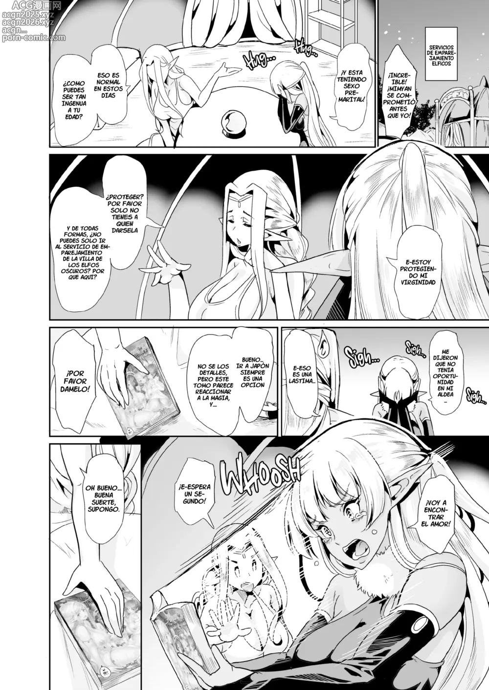 Page 39 of manga Slutty Elf Sisters Seeking a Husband