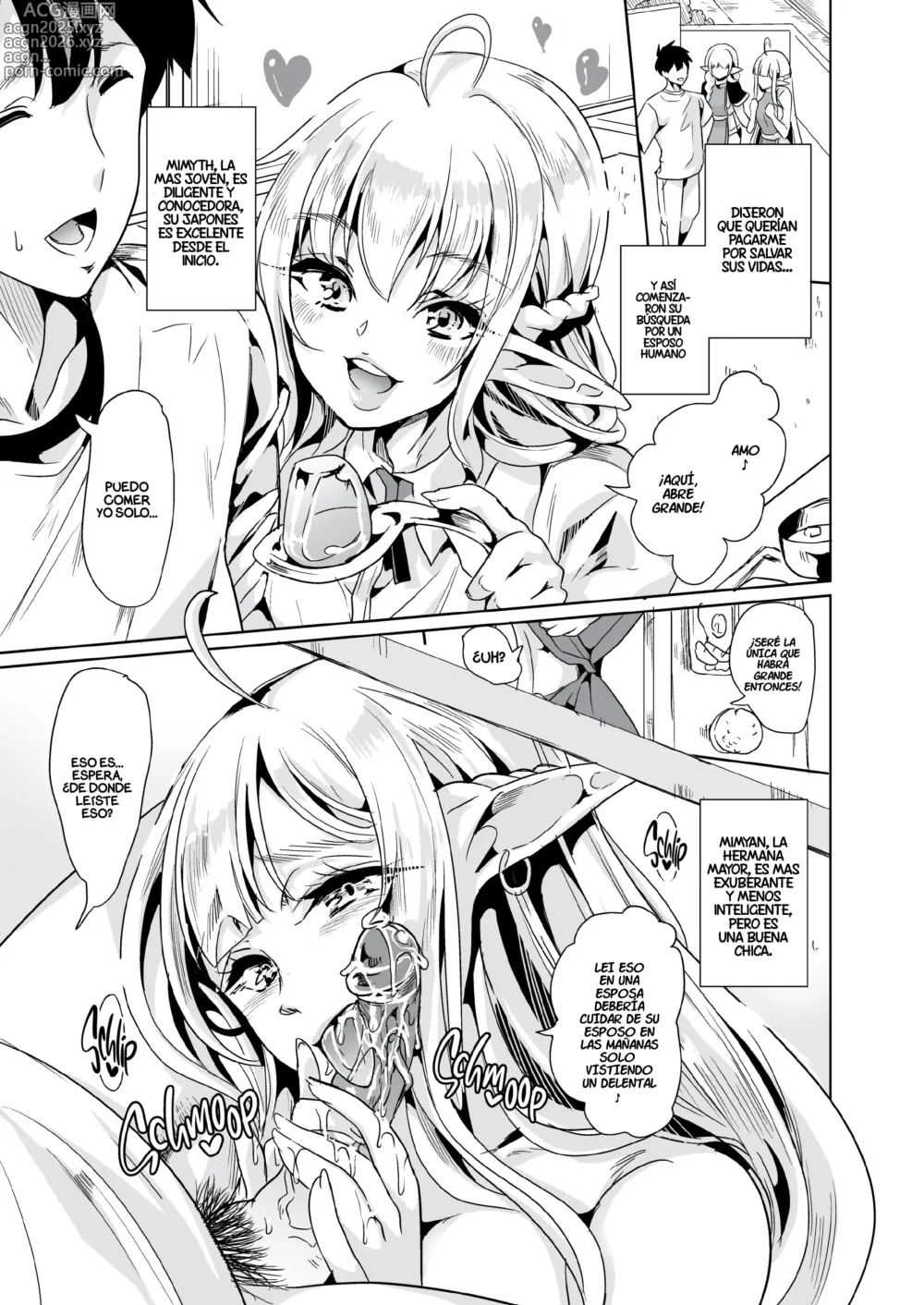 Page 6 of manga Slutty Elf Sisters Seeking a Husband