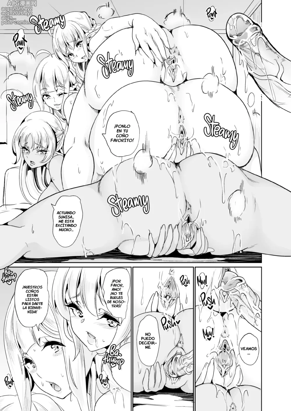 Page 62 of manga Slutty Elf Sisters Seeking a Husband