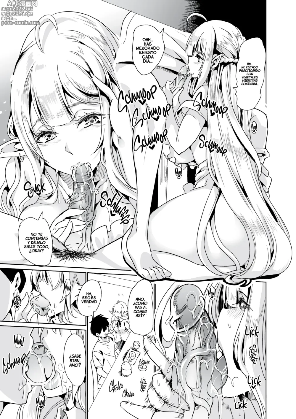 Page 8 of manga Slutty Elf Sisters Seeking a Husband