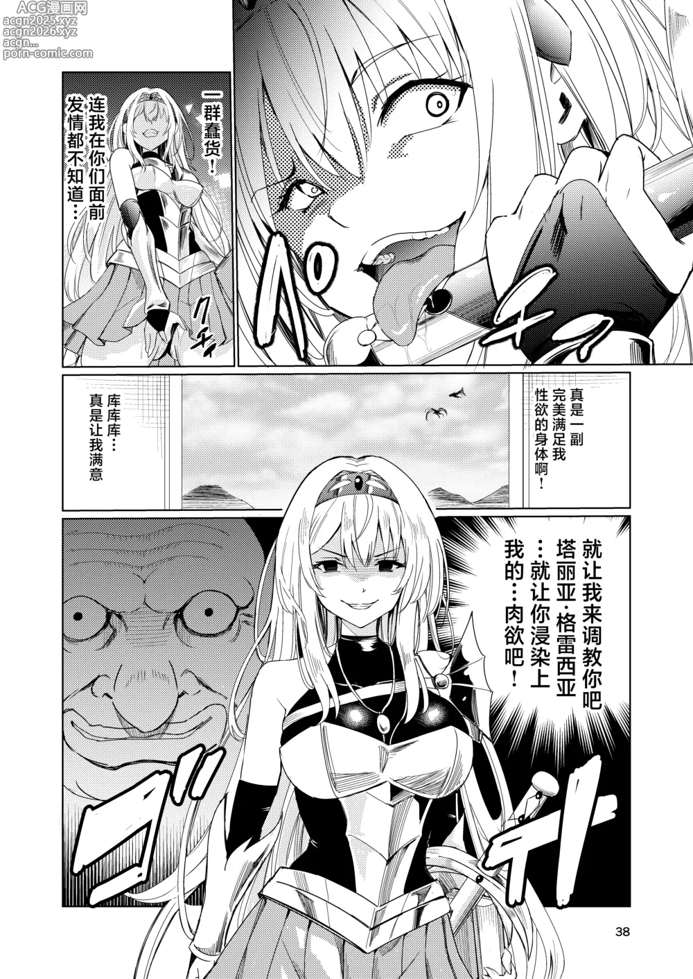 Page 37 of doujinshi Kyouran no Toubatsu Hime Daria