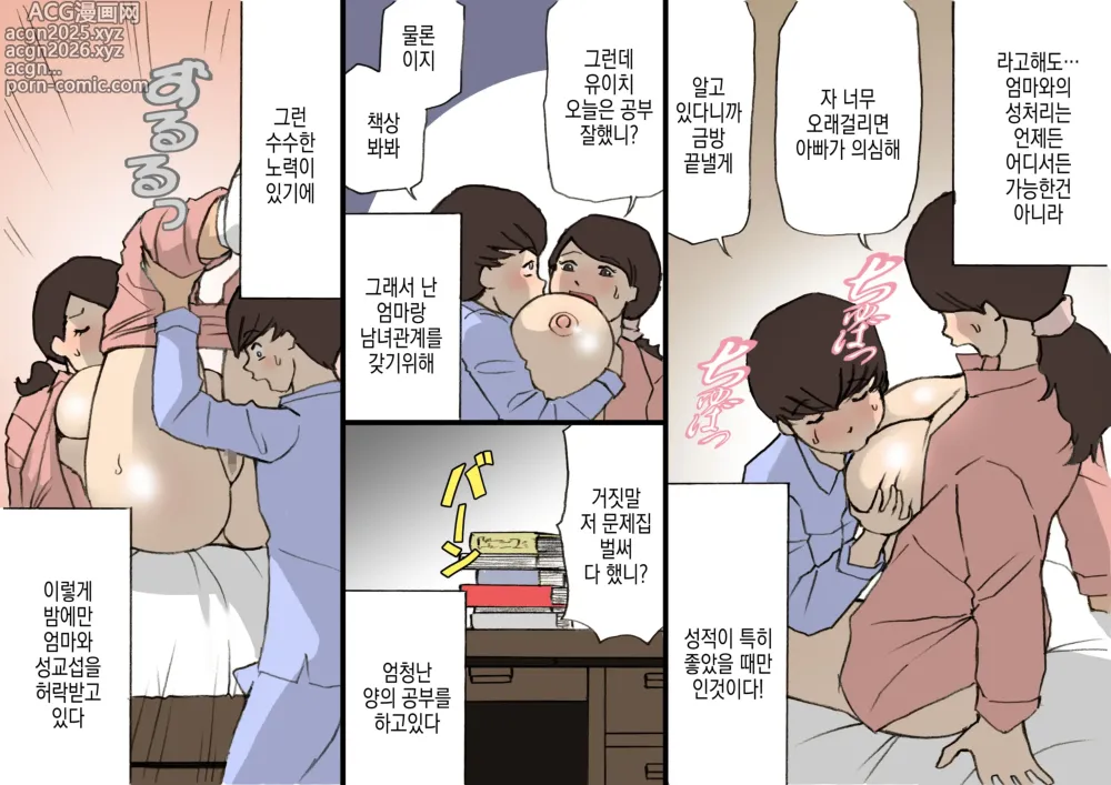 Page 3 of doujinshi 어머니는 칭찬해서 키우는 교육방침 2 임신활동 교육편