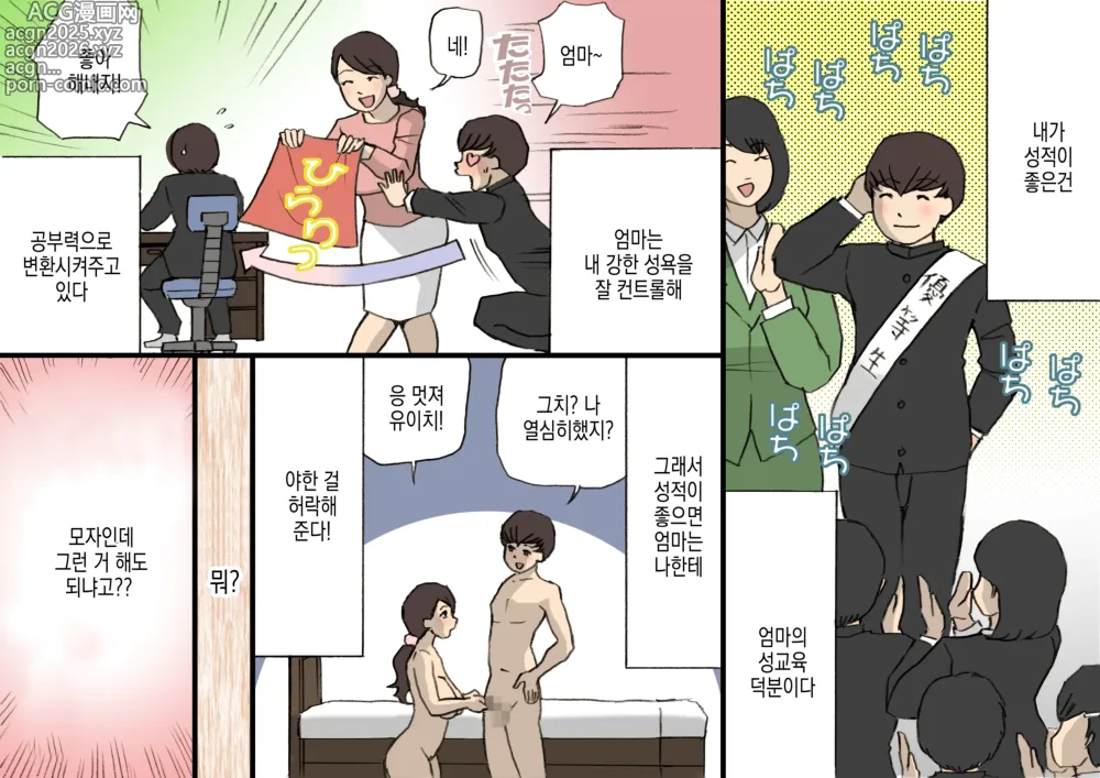 Page 9 of doujinshi 어머니는 칭찬해서 키우는 교육방침 2 임신활동 교육편