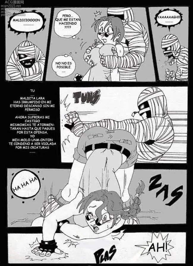 Page 4 of doujinshi Tomb raider - La maldición de Meh-molo-unm-onton