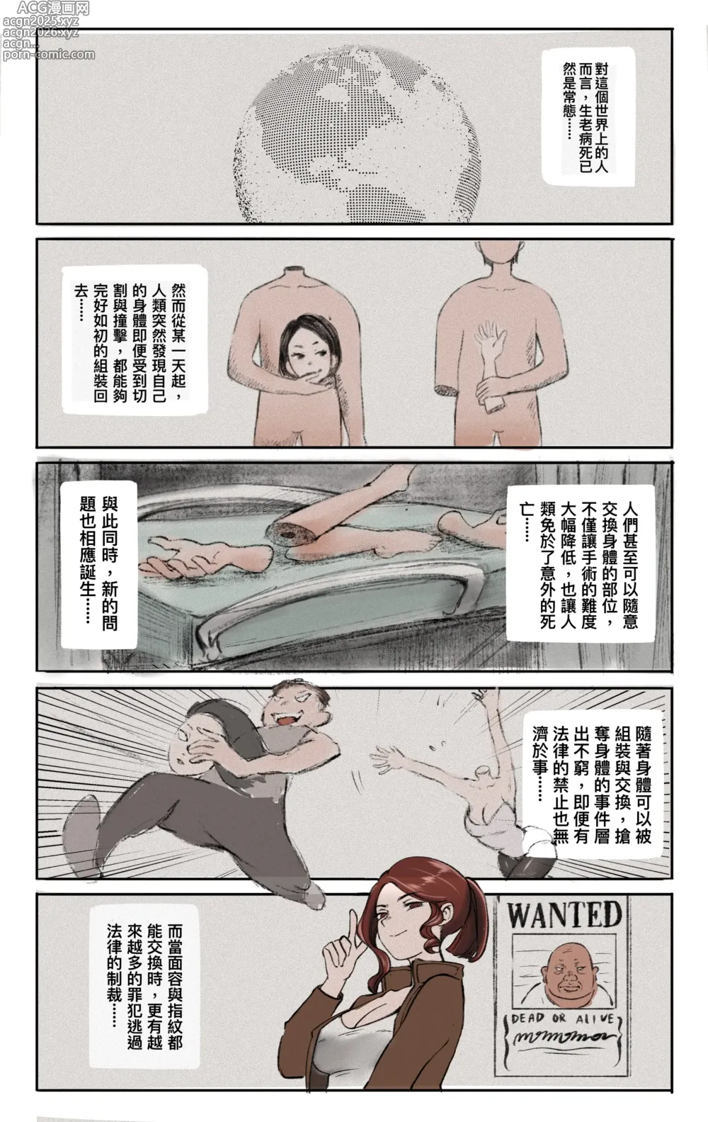 Page 1 of manga 神的恩賜 : 頭顱01