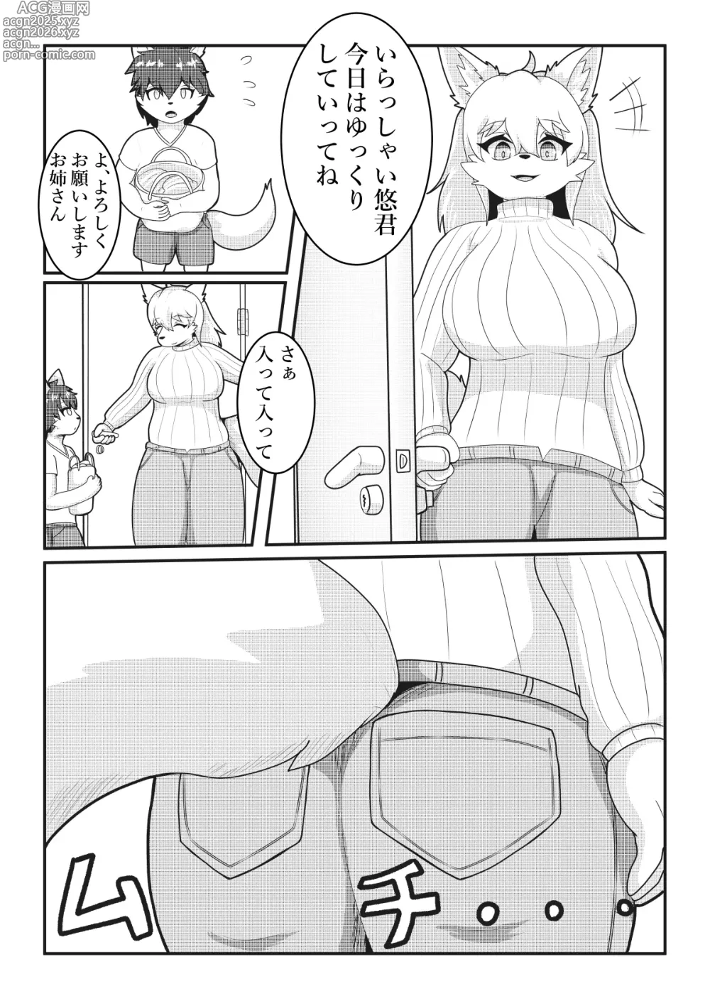 Page 3 of doujinshi Tonari no Kemo Onee-san