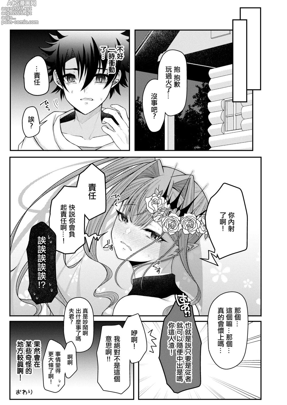 Page 18 of doujinshi 穿上泳裝的崔斯坦要比平時稍微坦率點