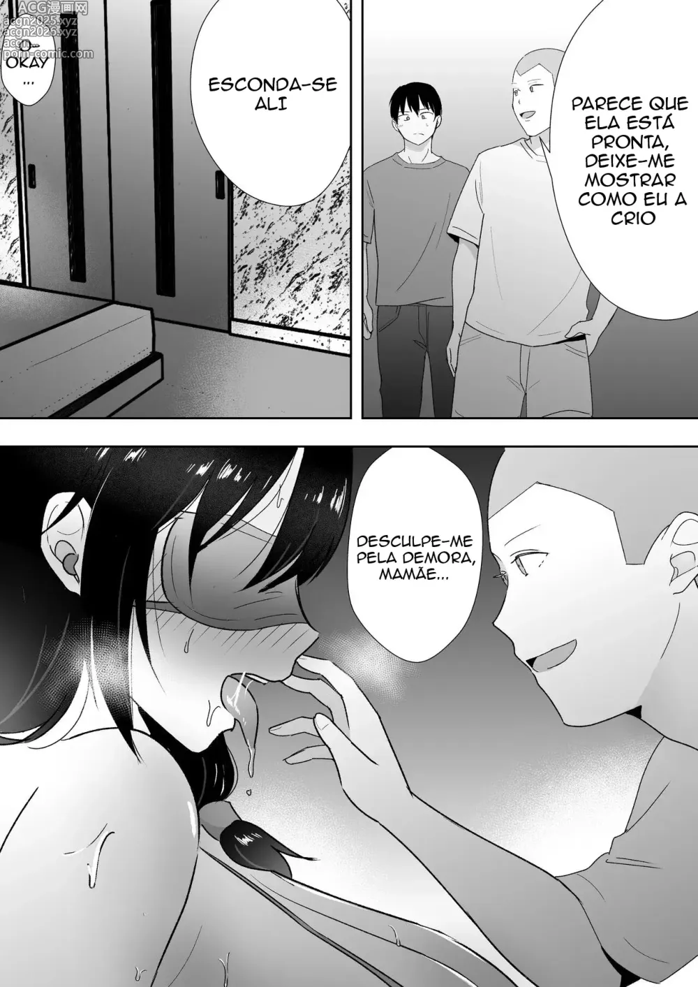 Page 38 of doujinshi TomoKano Kaa-chan3 ~Daisuki na Hahaoya ga Akuyuu Chinpo ni Haramu made~