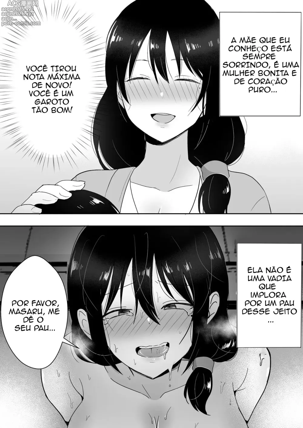 Page 40 of doujinshi TomoKano Kaa-chan3 ~Daisuki na Hahaoya ga Akuyuu Chinpo ni Haramu made~