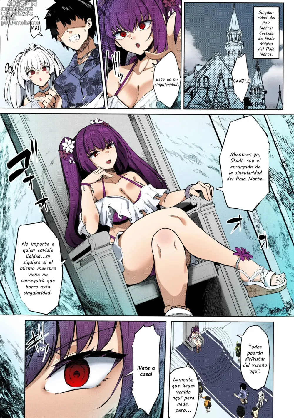 Page 5 of doujinshi Manatsu no Chaldea Summer Vacation Hanayome Skadi ni Maryoku Kyoukyuu Shite Kekkon Suru Hon